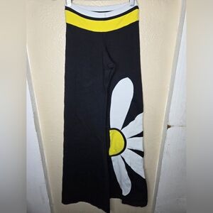 Women's Margarita Activewear  Supplex Yoga Workout Flower Flare Long Pants Size2